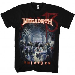 T-SHIRT MEGADETH thirteen