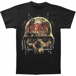 T-SHIRT SLAYER skull collage